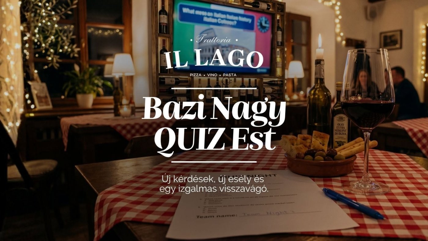BAZI NAGY QUIZ EST // November 5-től minden első csütörtökön!